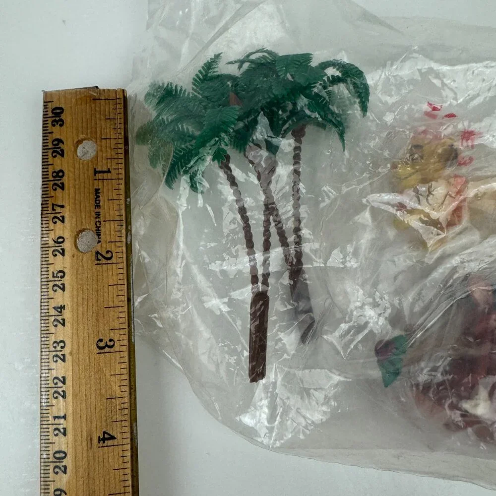 Sealed Vtg 90s Lion‎ King Simba Timon Pumbaa Cake Topper w Palm Trees Applause